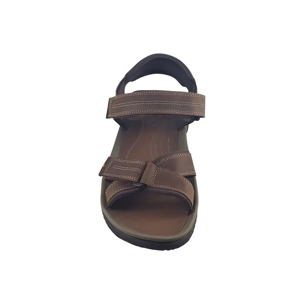 Clarks Wesley Shore Beeswax Leather Mens Sandals Brown Size 10 M